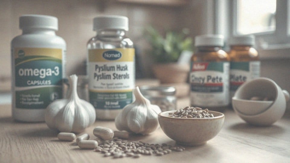 Jakie suplementy diety mogą wspierać obniżenie cholesterolu?