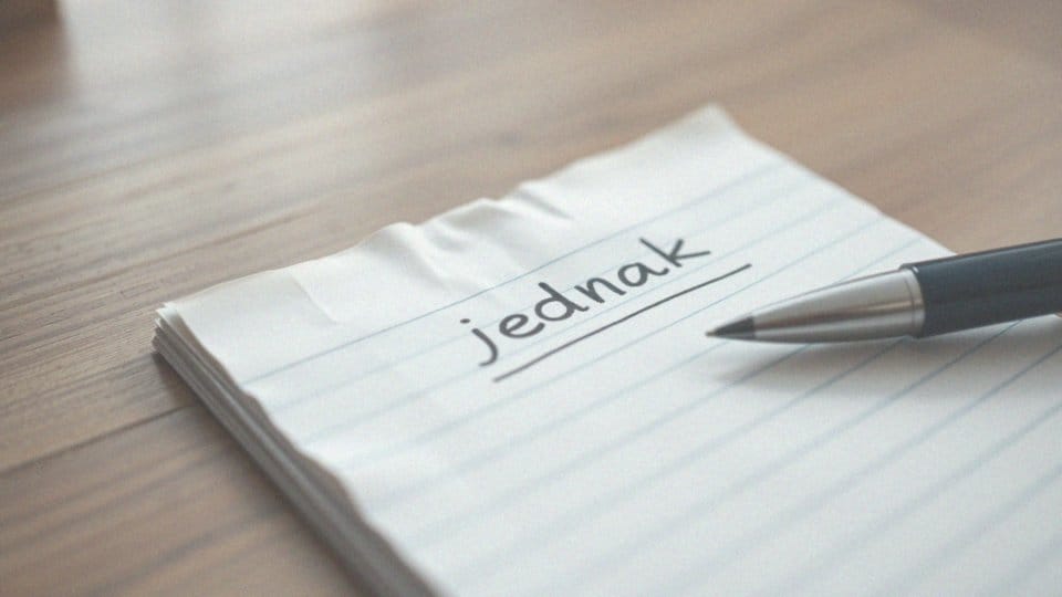 Czy przed „jednak” stawiamy przecinek? Zasady i wskazówki