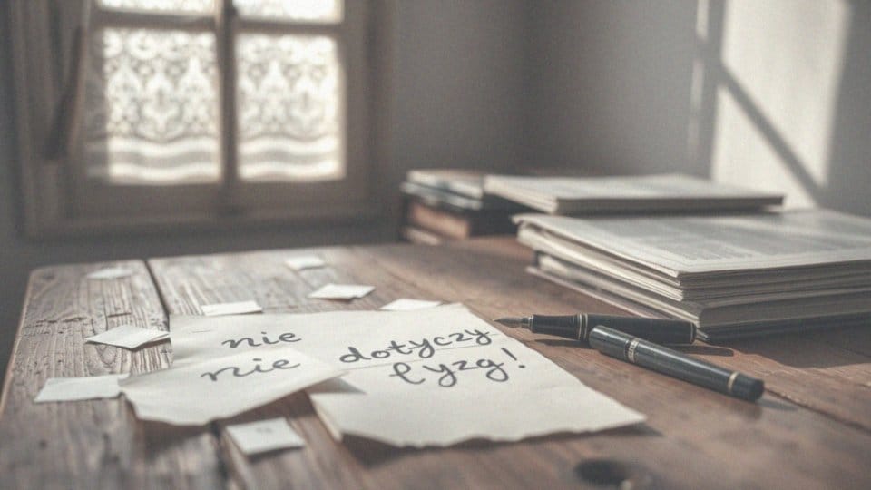 Nie dotyczy razem czy osobno? Zasady pisowni wyrażenia